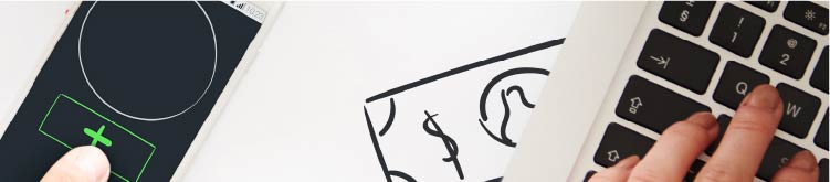 補助金のお手伝いをする様子