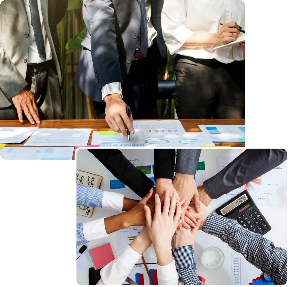 補助金のお手伝いをする様子